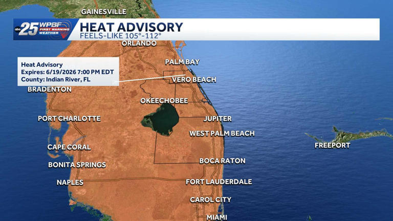 South Florida heat advisory: Feels-like temperatures could reach 110 ...