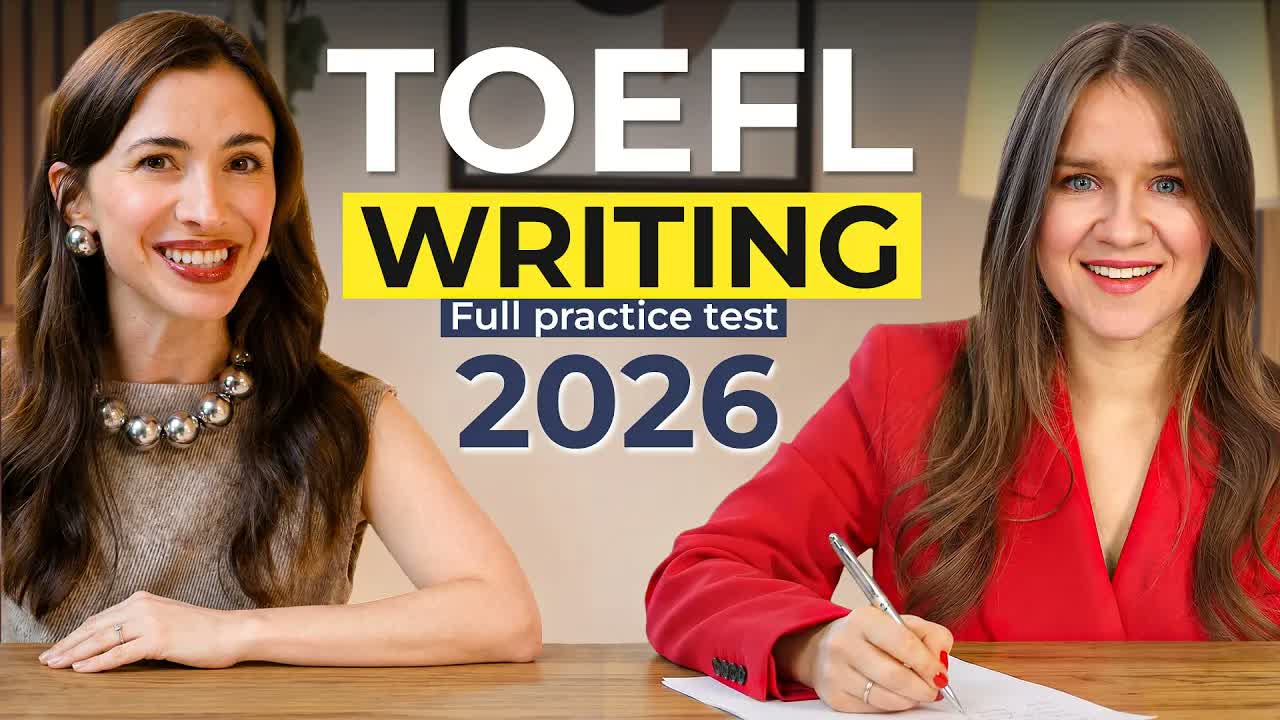 Conquer TOEFL writing 2026! Full practice test + answers & templates
