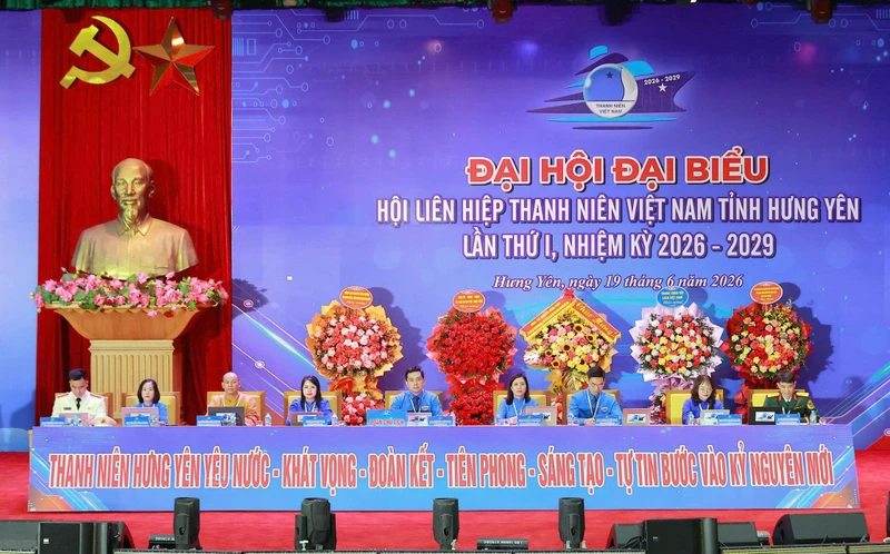 Anh Vương Như Hoan làm chủ tịch Hội LHTN Việt Nam tỉnh Hưng Yên nhiệm kỳ 2026 – 2029