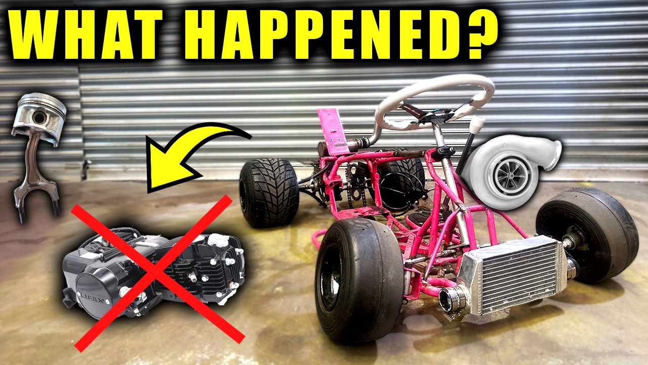 Blown 125cc turbo go kart engine teardown