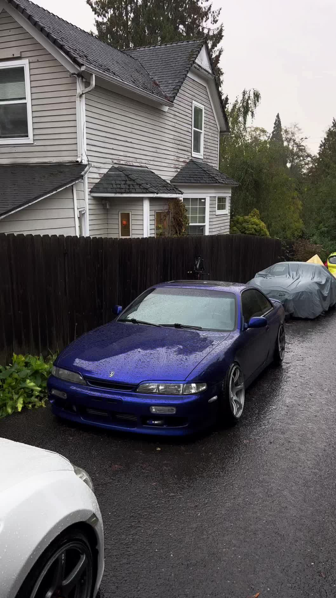 Rainy day JDM vibes with a clean turbo coupe setup