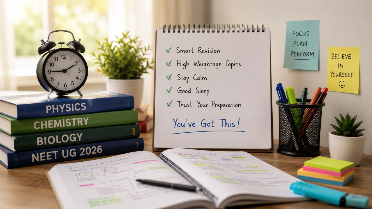 NEET UG 2026 this Sunday: Expert says your brain needs rest, not ...