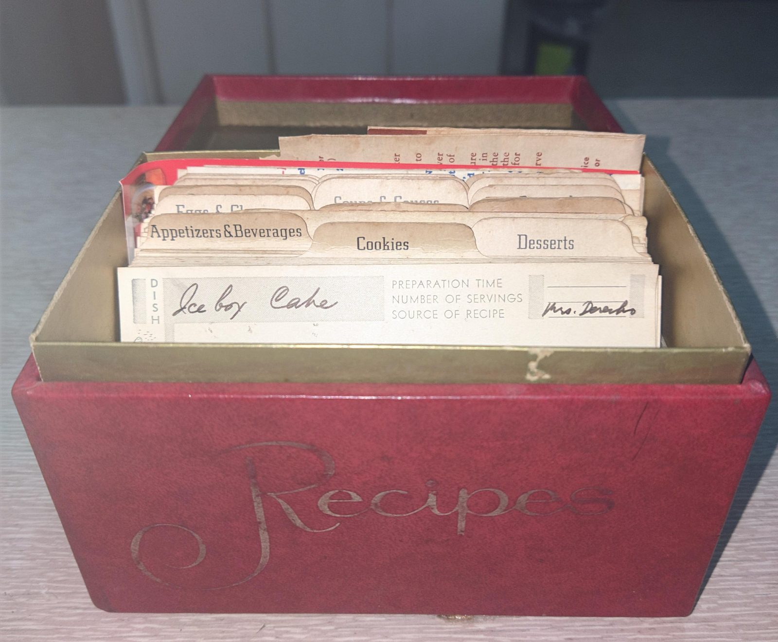 What a handwritten recipe box preserves that no phone or app ever could