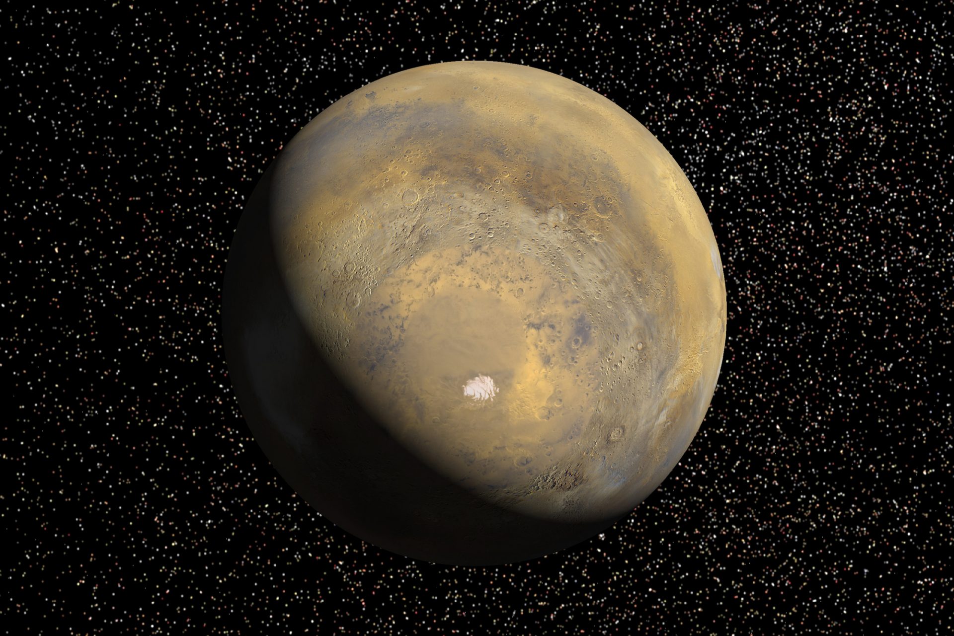 Photos that depict the red planet
