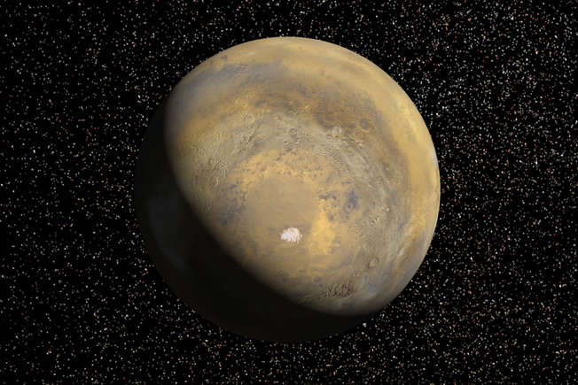 Photos that depict the red planet