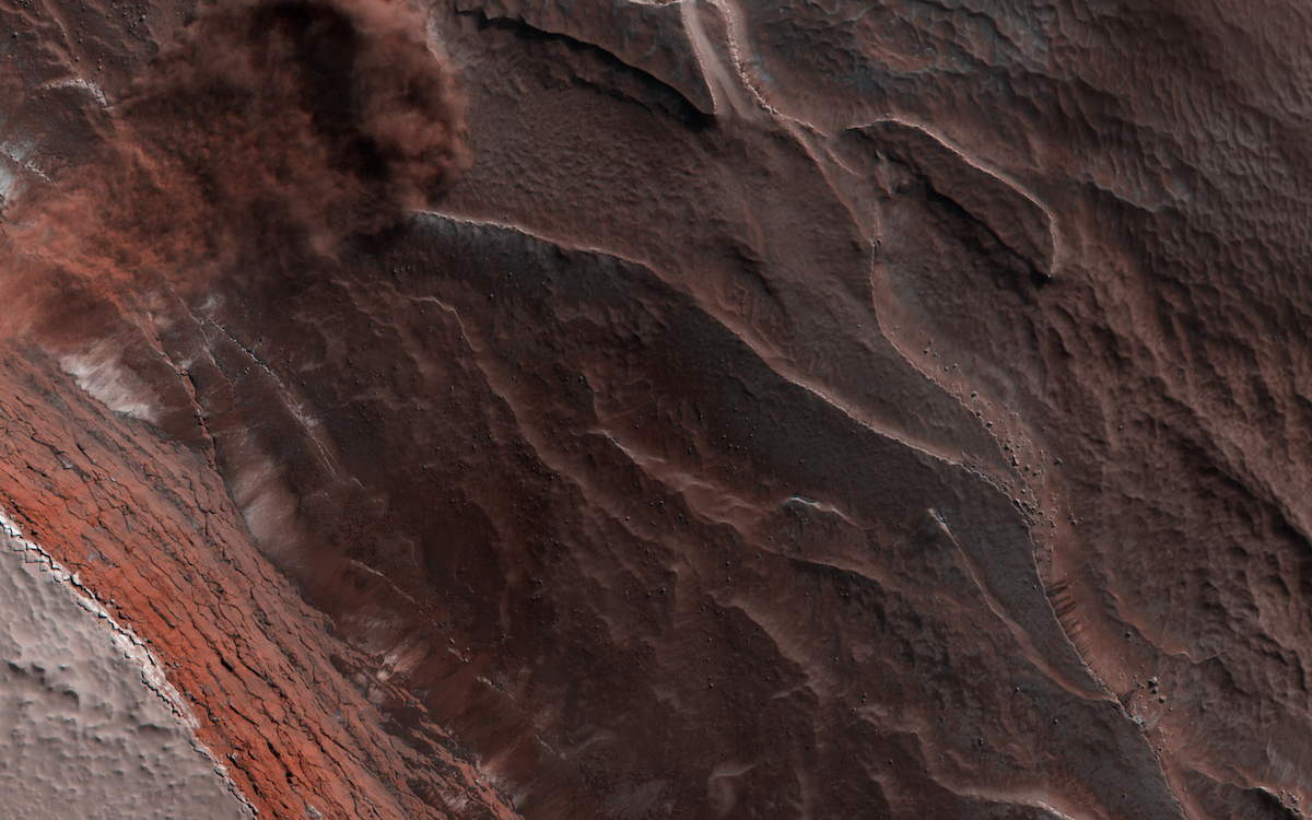 A spring avalanche
