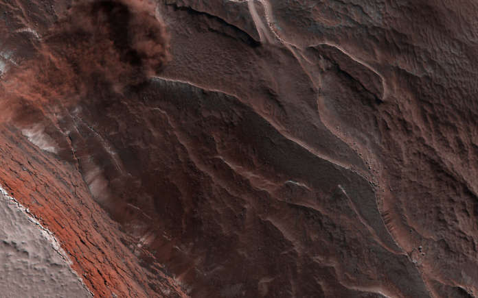 A spring avalanche