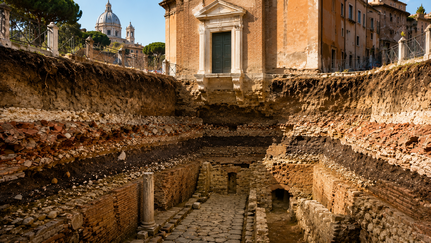 Why ancient Rome is buried beneath modern streets