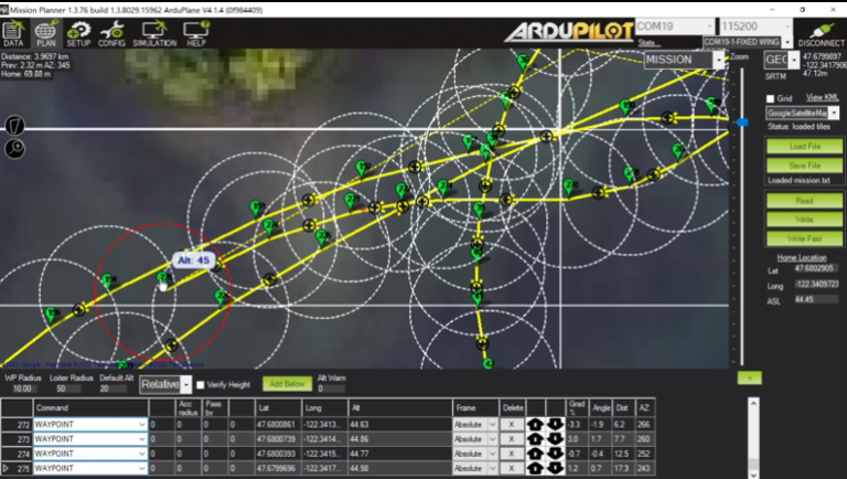 How a recorded flight path was used to recreate an aircraft journey in ...