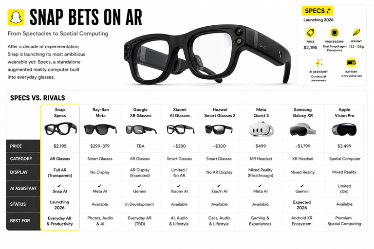 Snap gets a reality check as premium AR glasses drive stock slump