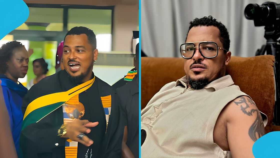 Van Vicker follows daughter's footsteps as actor graduates with LLB ...