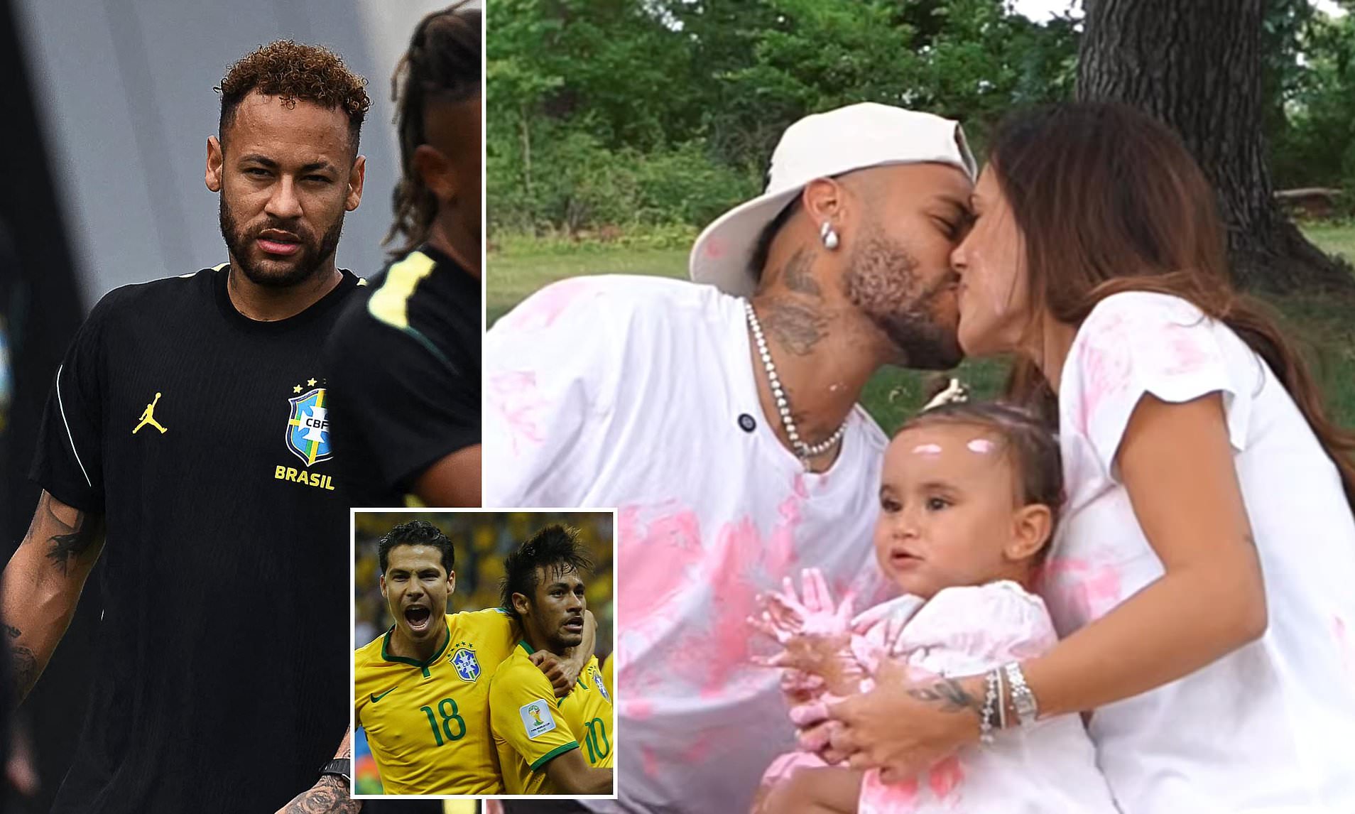 Brazil's golden boy has World Cup curse: Soon-to-be dad of five Neymar is making off-pitch headlines