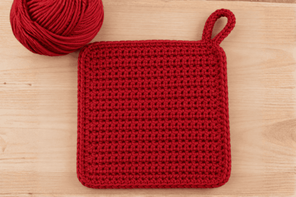 Free crochet potholder pattern