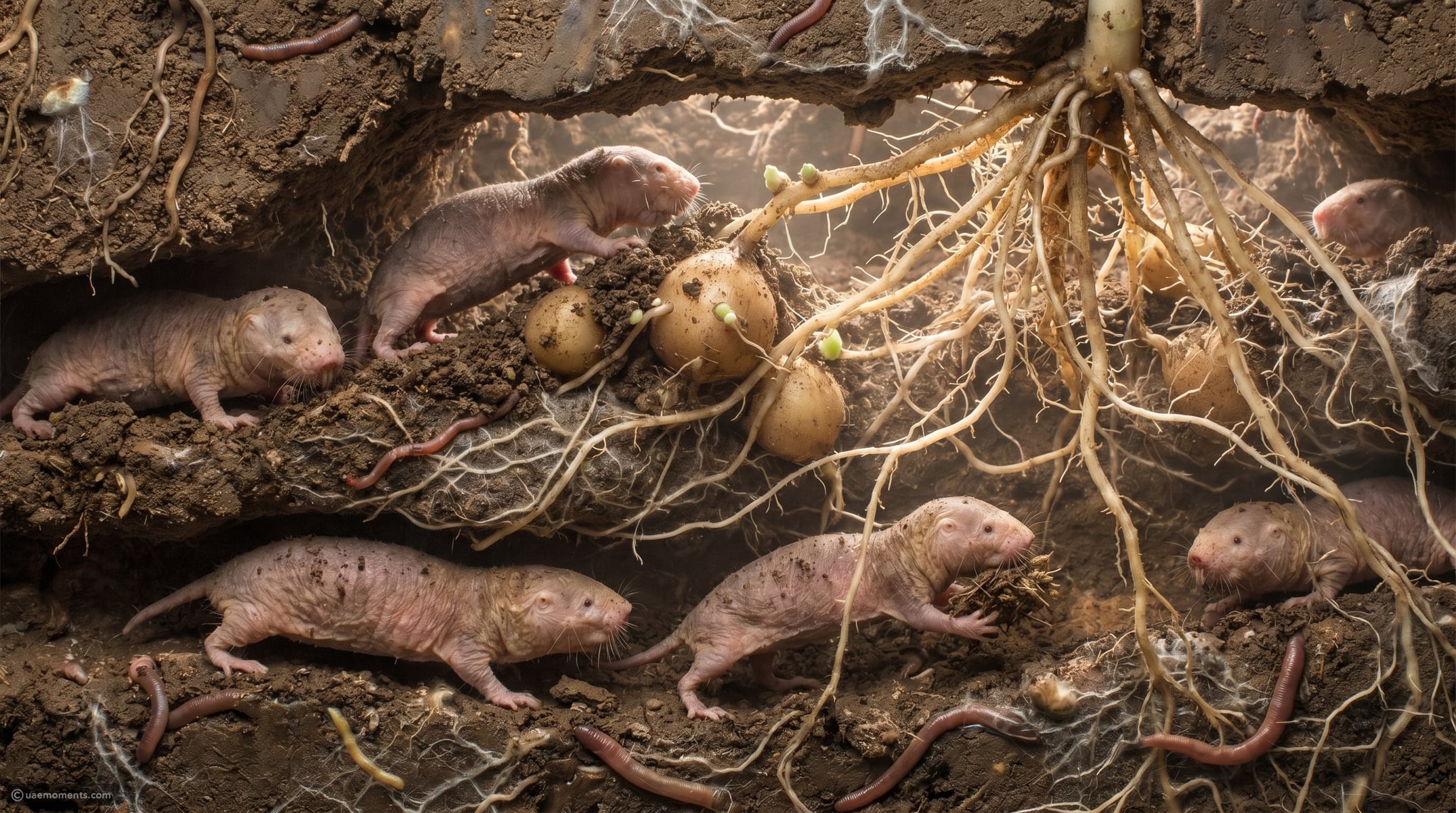 Scientists say these mole rats cultivate their own food underground