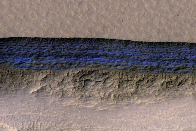 An even bigger discovery: ice inside Mars