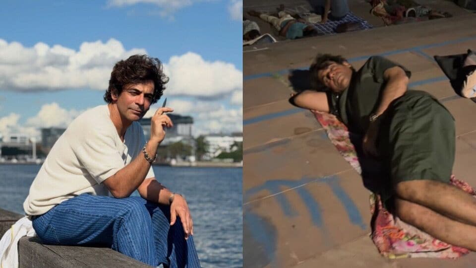 Comedian Sunil Grover spotted sleeping on Ganga ghat in Rishikesh ...