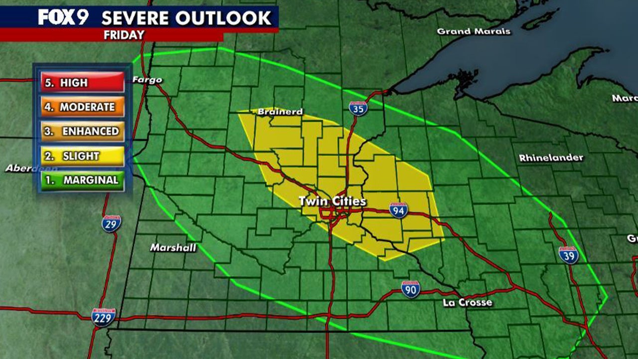 Tornado warnings, severe storms pass through Minnesota Friday