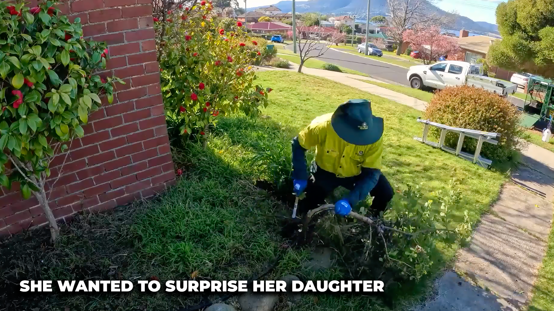 I surprised a family with a yard makeover 🌿