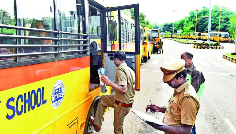 55k school bus drivers caught using phones while driving in HYD