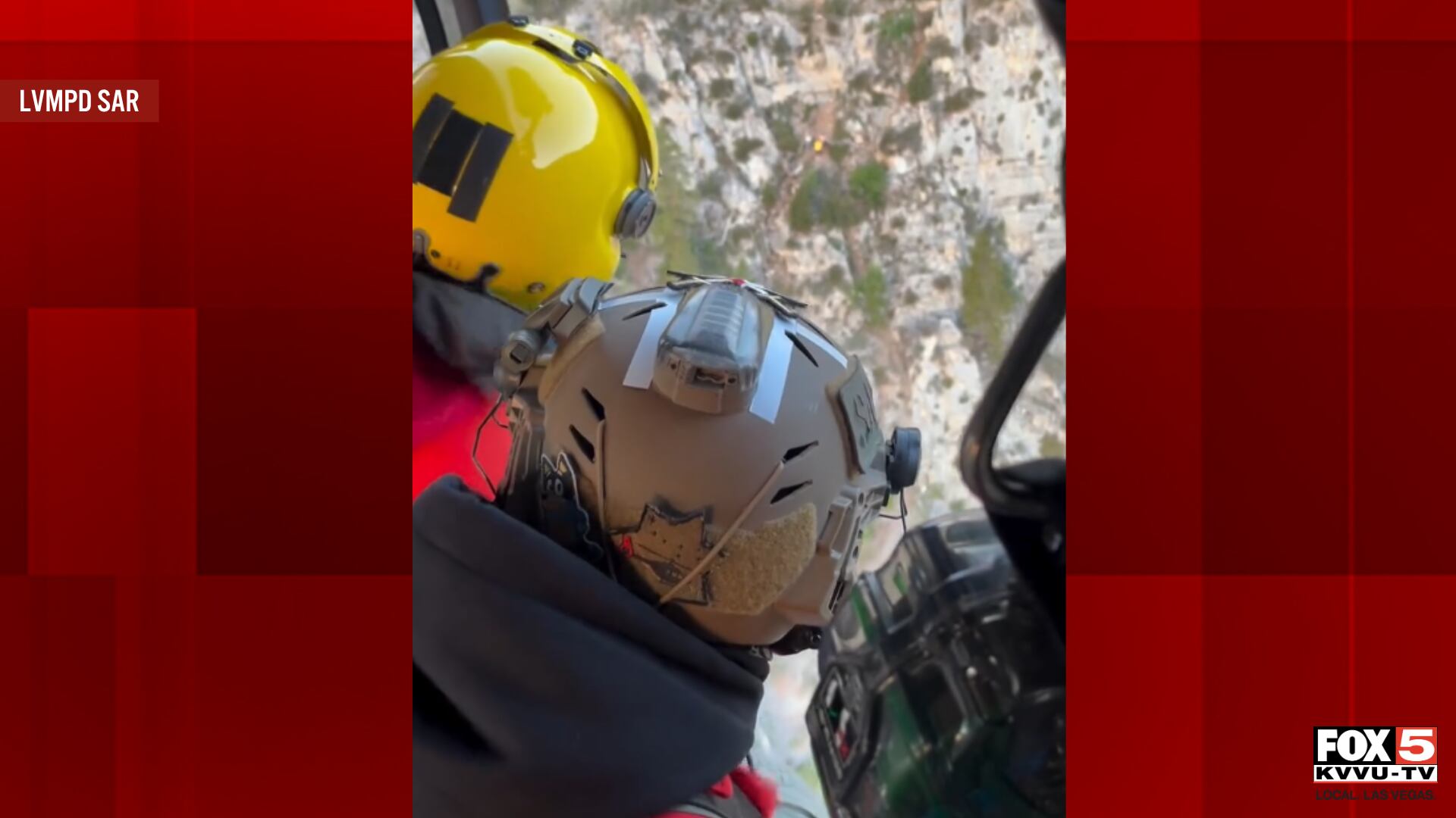 Las Vegas search and rescue hoists 4 stranded hikers to safety in Mt ...
