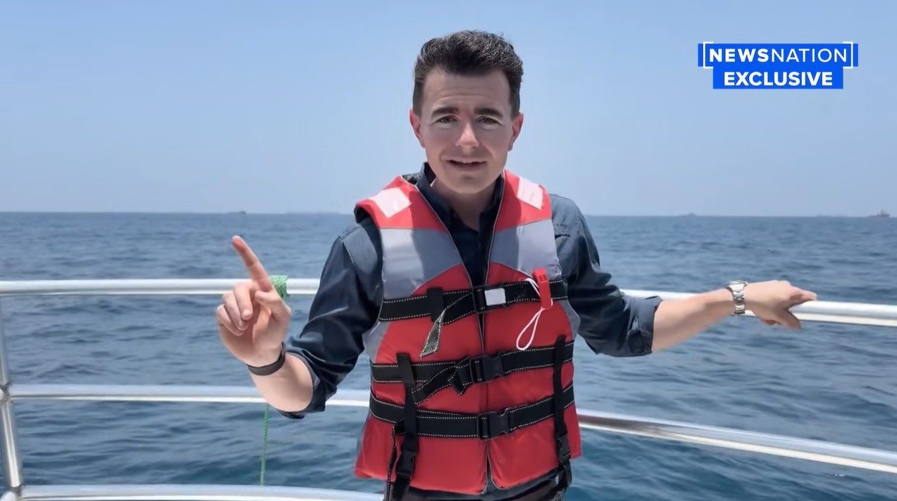 ‘Holding and waiting’: NewsNation reports from inside the Strait of ...