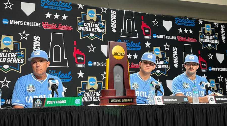 UNC baseball coach Scott Forbes is embracing pressure at CWS finals UNC baseball coach Scott Forbes is embracing pressure at CWS finals