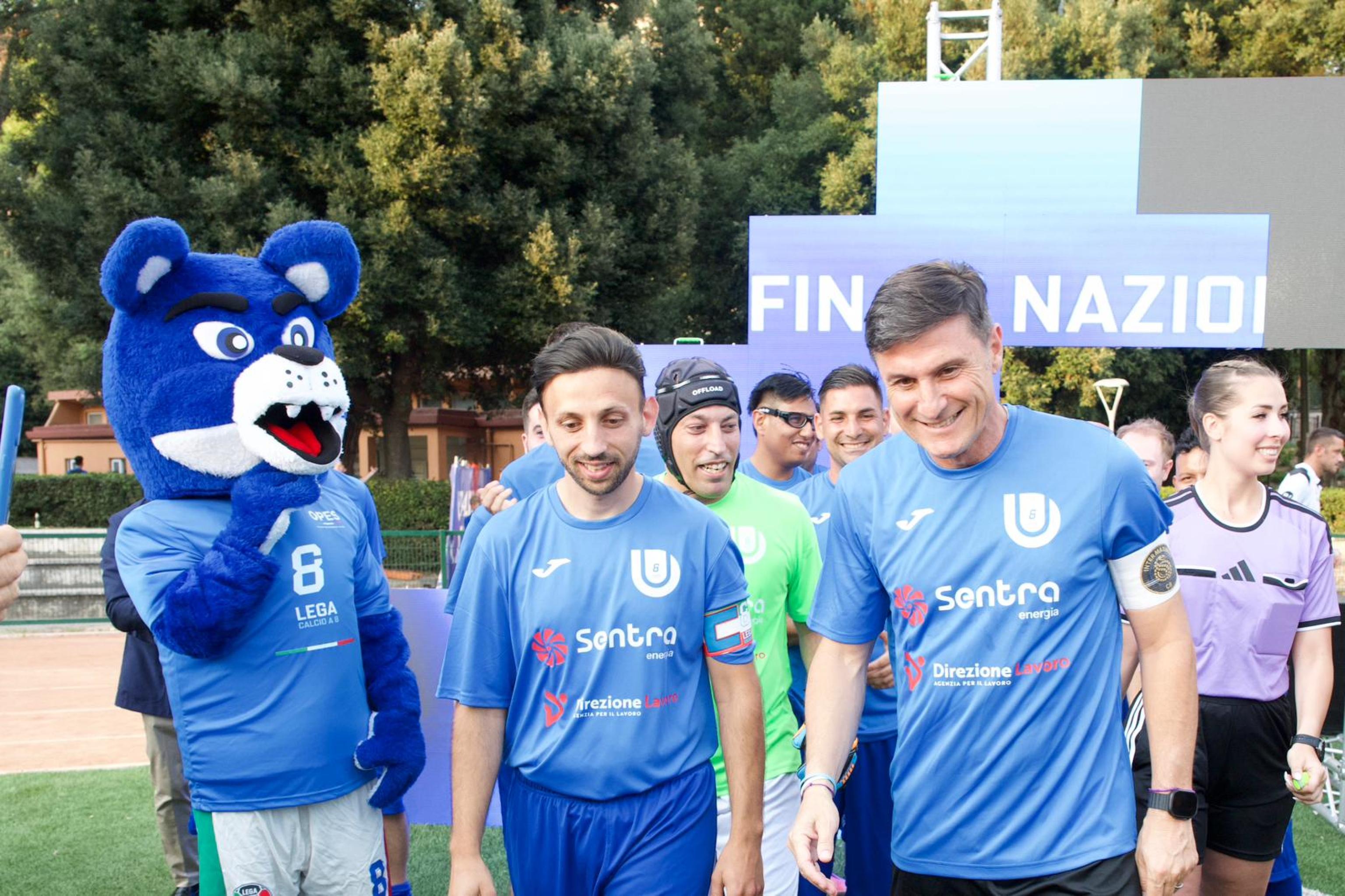 Roma capitale del calcio a 8, al via le finali Opes con Zanetti e Bonucci