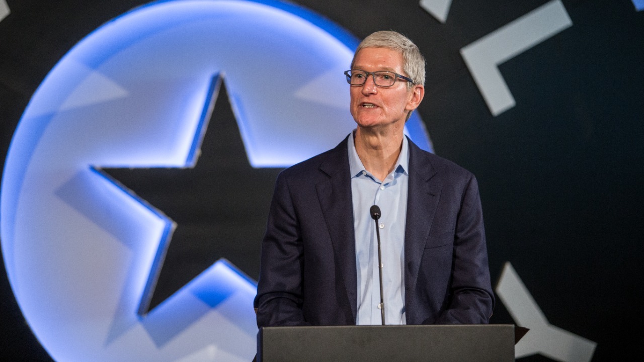 Tim Cook unveiled a Gemini-powered Siri on stage at Apple Park