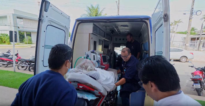 A transferência do líder indígena contou a mobilização de instituições estaduais e federais. Imagem: divulgação. Foto: divulgação
