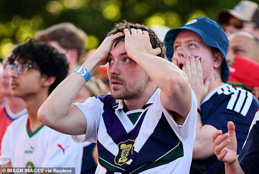 At a watch party in Brooklyn, New York, one fan could scarcely believe what he was seeing