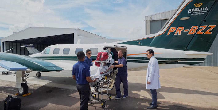 Cacique Raoni é transferido para hospital em São Paulo. Imagem: divulgação. Foto: Divulgação