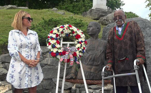 Brewer celebrates Juneteenth with ceremony, wreath-laying for 22nd year