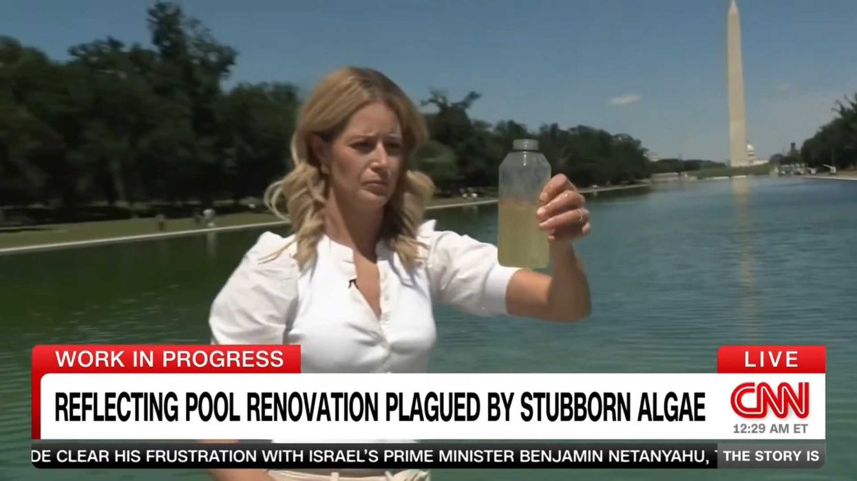 MAGA goes berserk as CNN tests water in Trump's reflecting pool fiasco