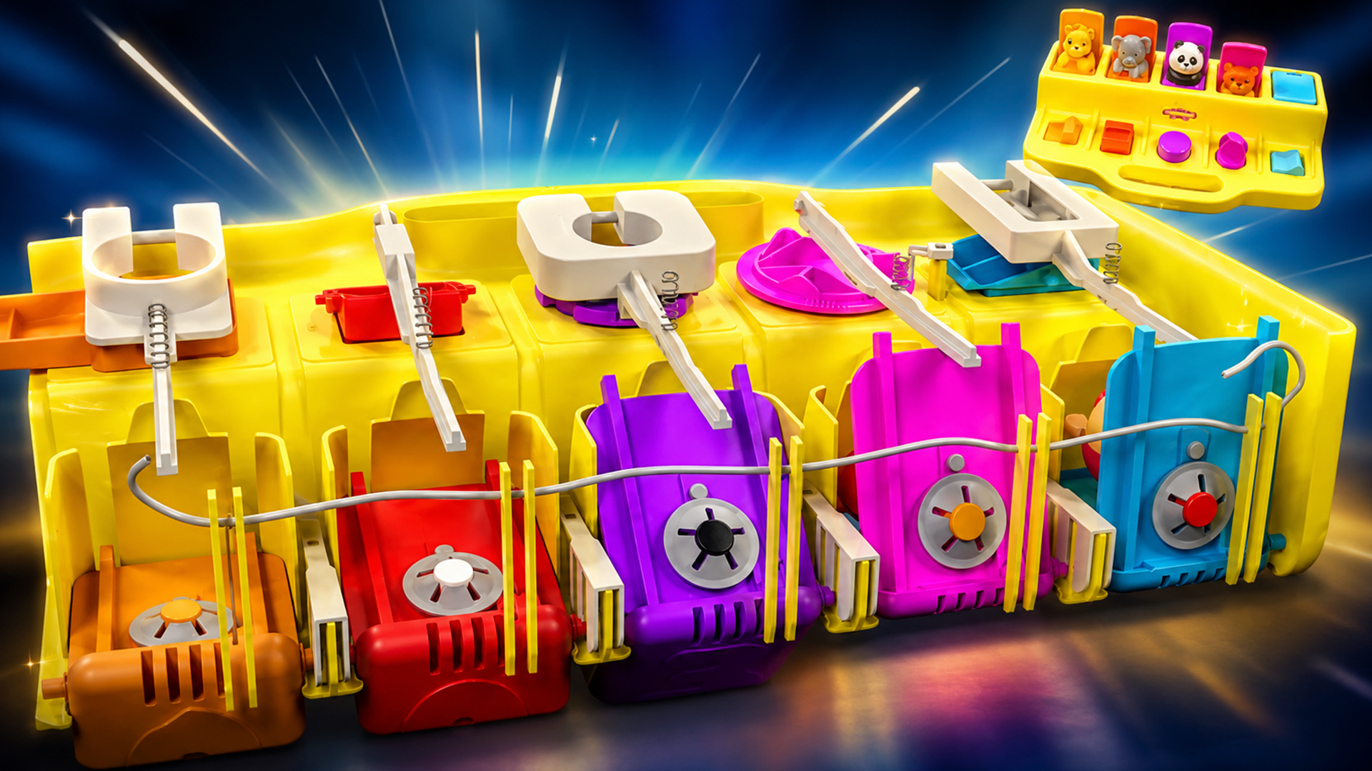 How does the Poppin' Pals toy work?