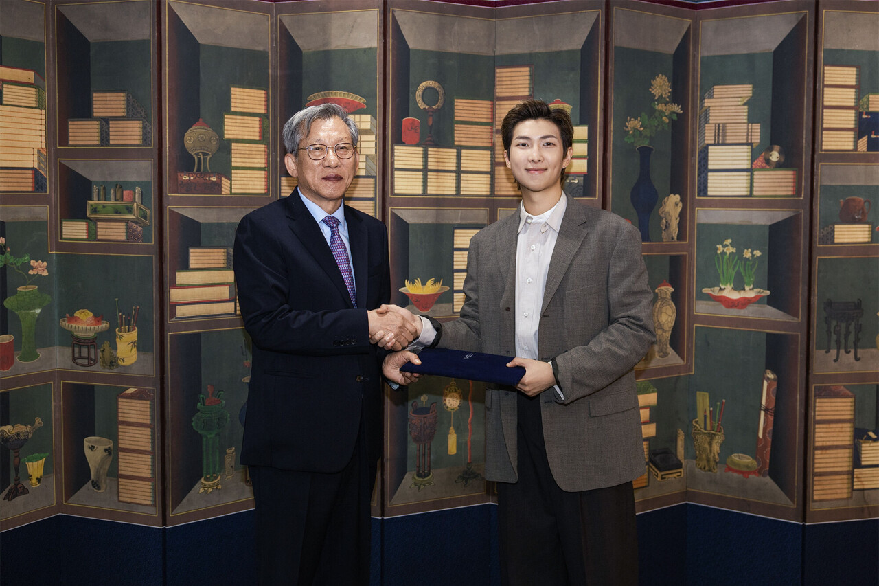 BTS’ RM named global ambassador for National Museum of Korea