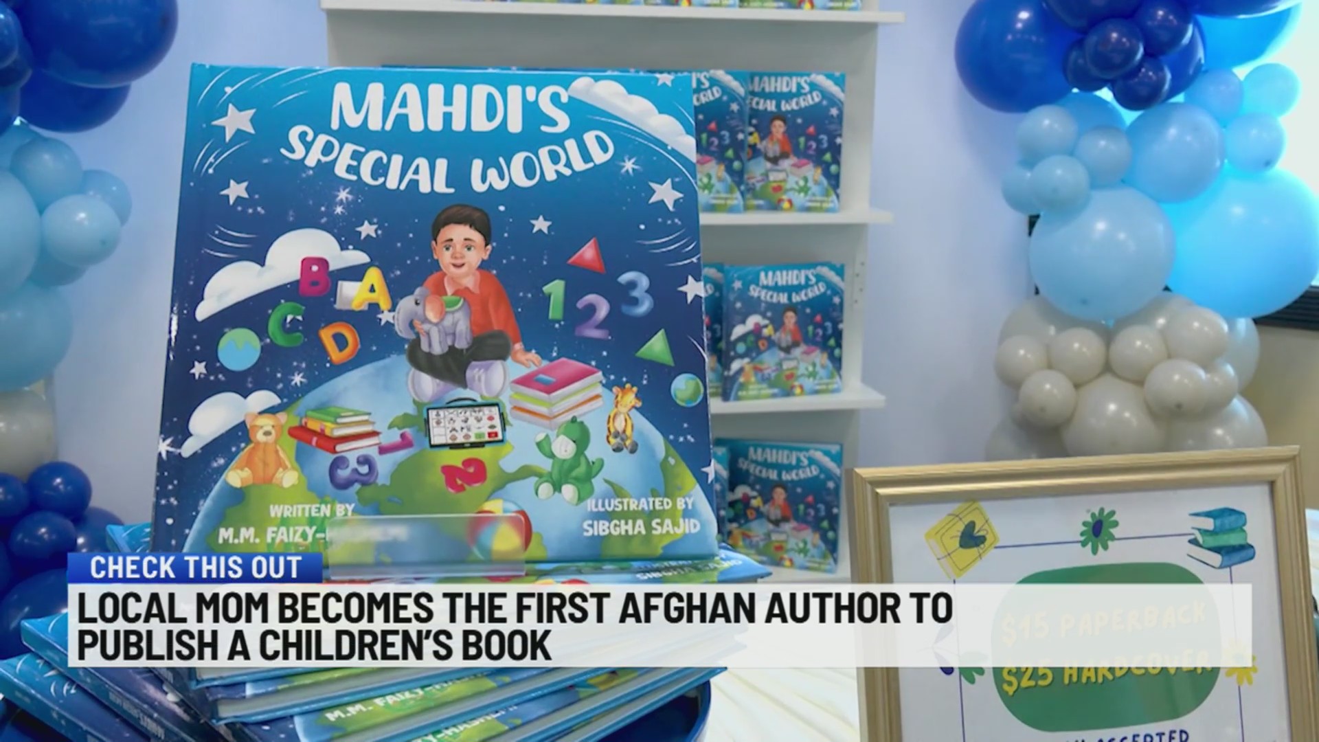 Local Afghan mom makes history with children’s book debut