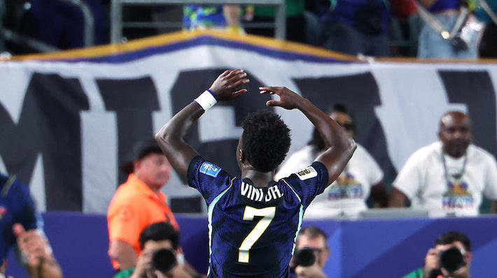 Vini Jr participou de todos os gols do Brasil na Copa do Mundo Foto: Werther Santana/Estadao