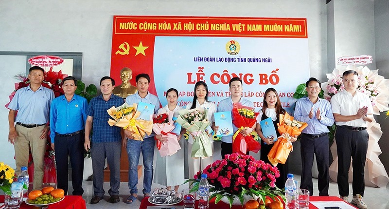 Quảng Ngãi đạt thành tích ấn tượng trong phát triển đoàn viên công đoàn