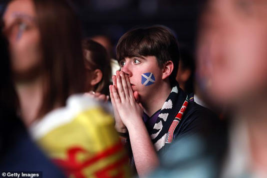 Scotland fans looked a far cry from their upbeat pre-match preparations as Steve Clarke and Co lost to Morocco