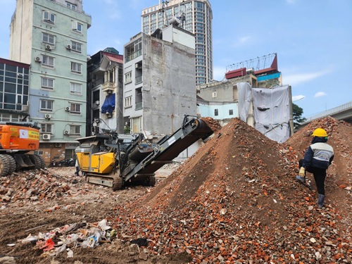 Hà Nội tìm cách biến chất thải xây dựng thành tài nguyên đô thị