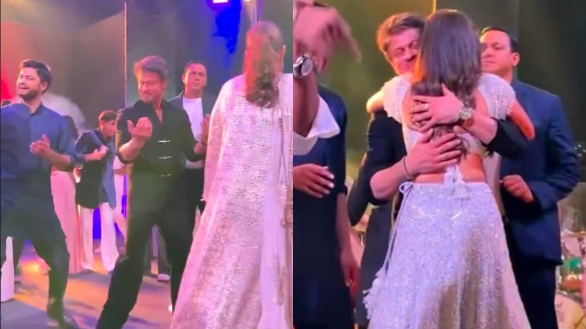 watch-srk-lights-up-supriya-sule-s-daughter-s-pre-wedding-bash-with