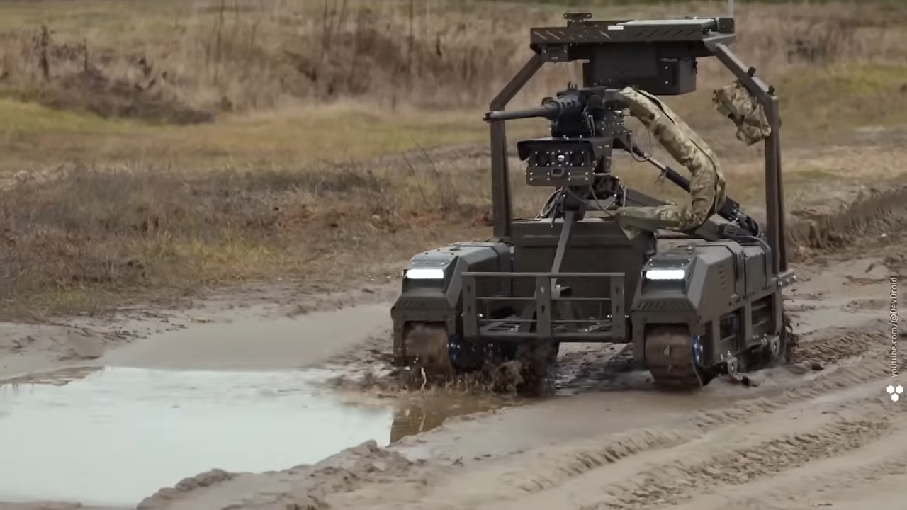 Watch what happens when a Russian assault meets .50 cal fire