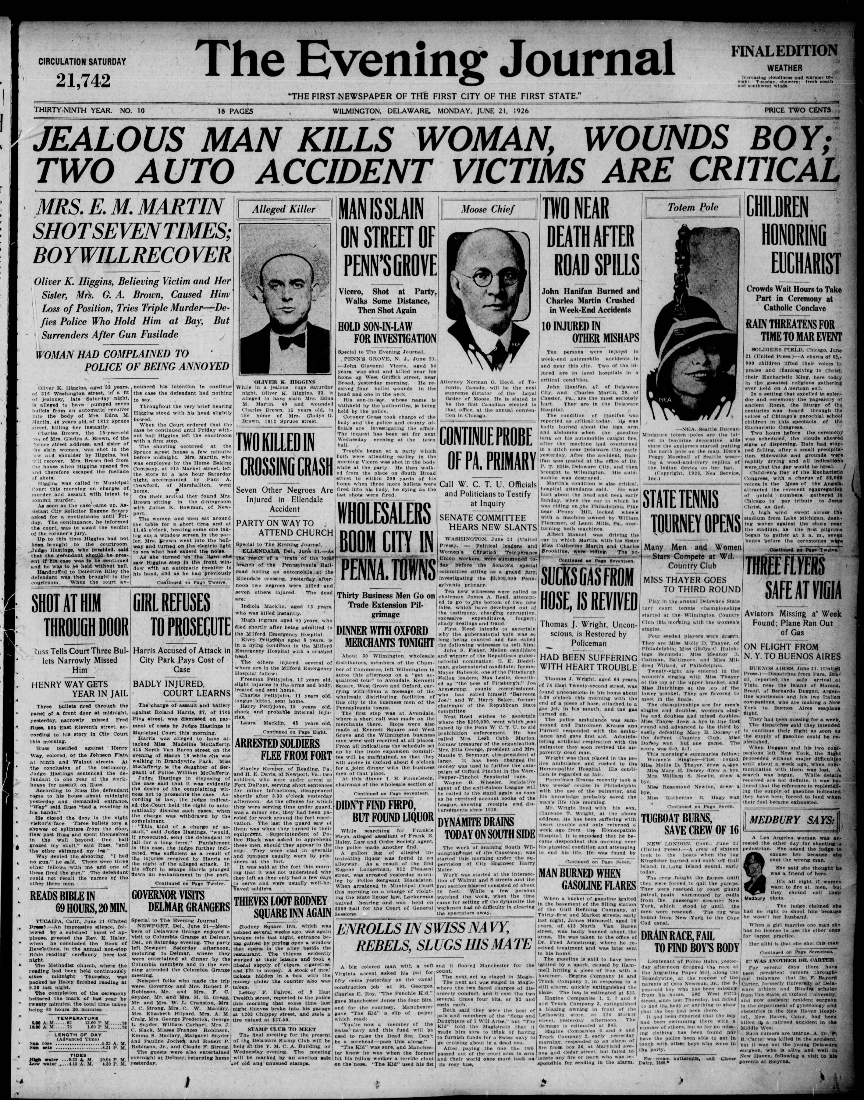 Delaware history in News Journal archives June 21-27: Sussex flood