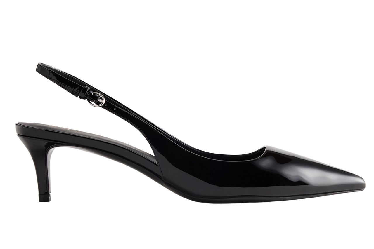 Quince Italian Leather 55mm Slingback Pump