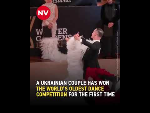 Ukrainian couple win dance competition for first time