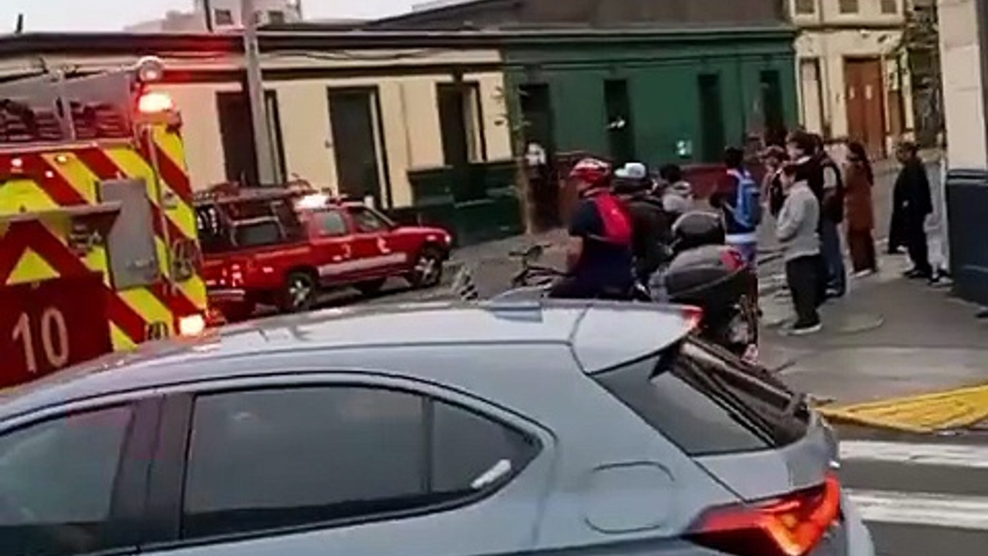 Tres heridos dejó choque en el Cercado de Lima