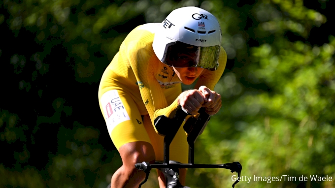 Watch: Tadej Pogacar makes late push in Tour de France stage 1