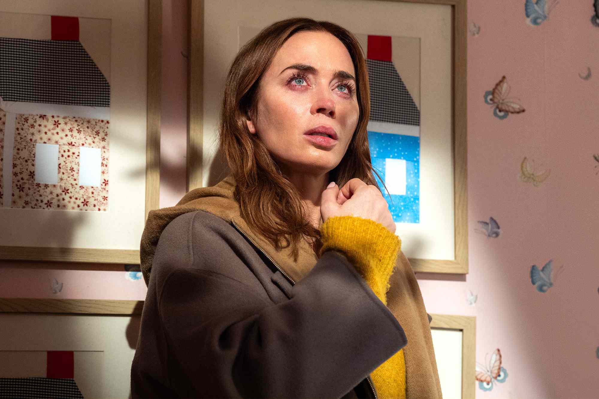 Emily Blunt in DISCLOSURE DAY, directed by Steven Spielberg.