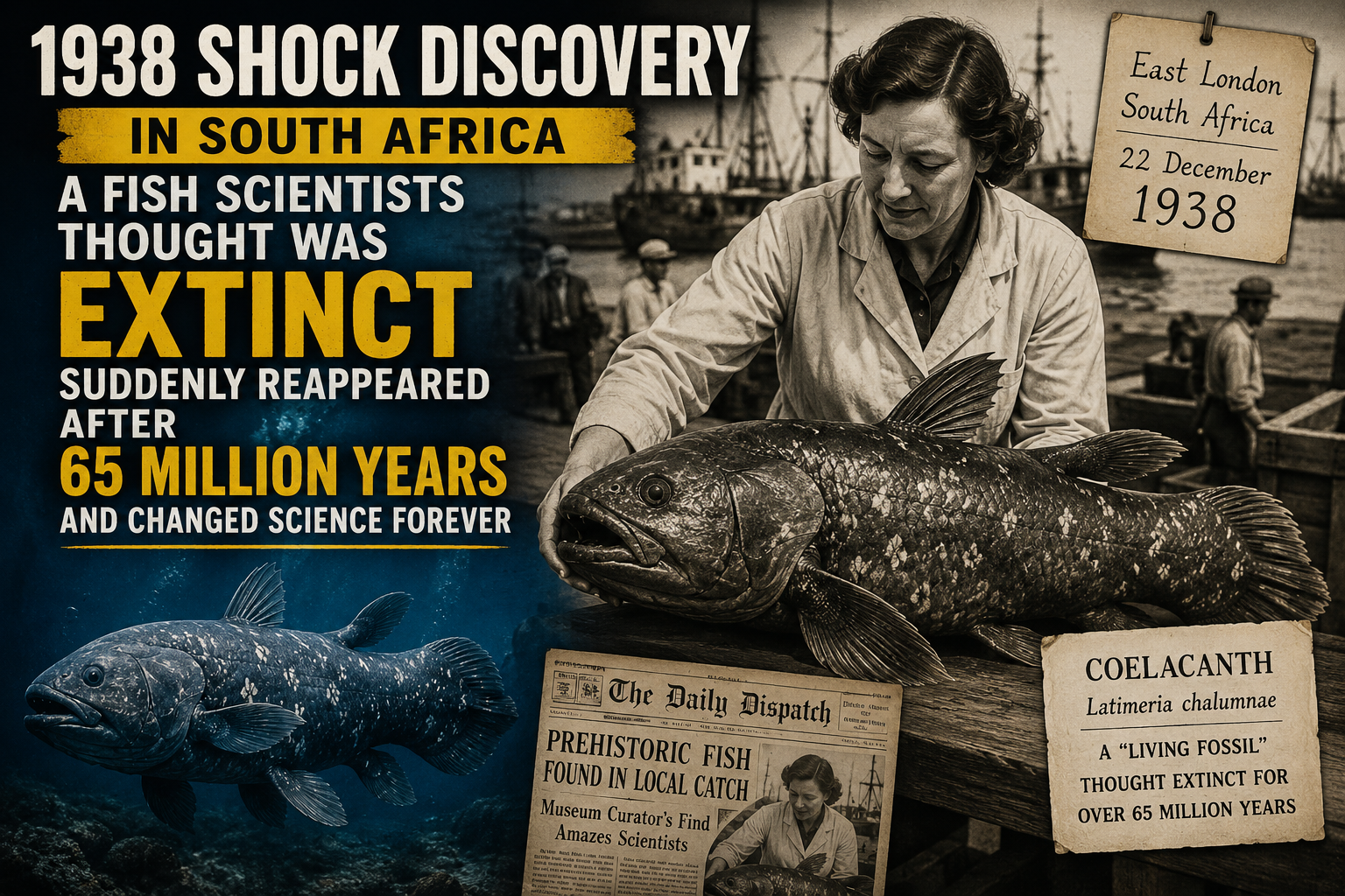 1938 shock discovery in South Africa: A fish scientists thought was ...