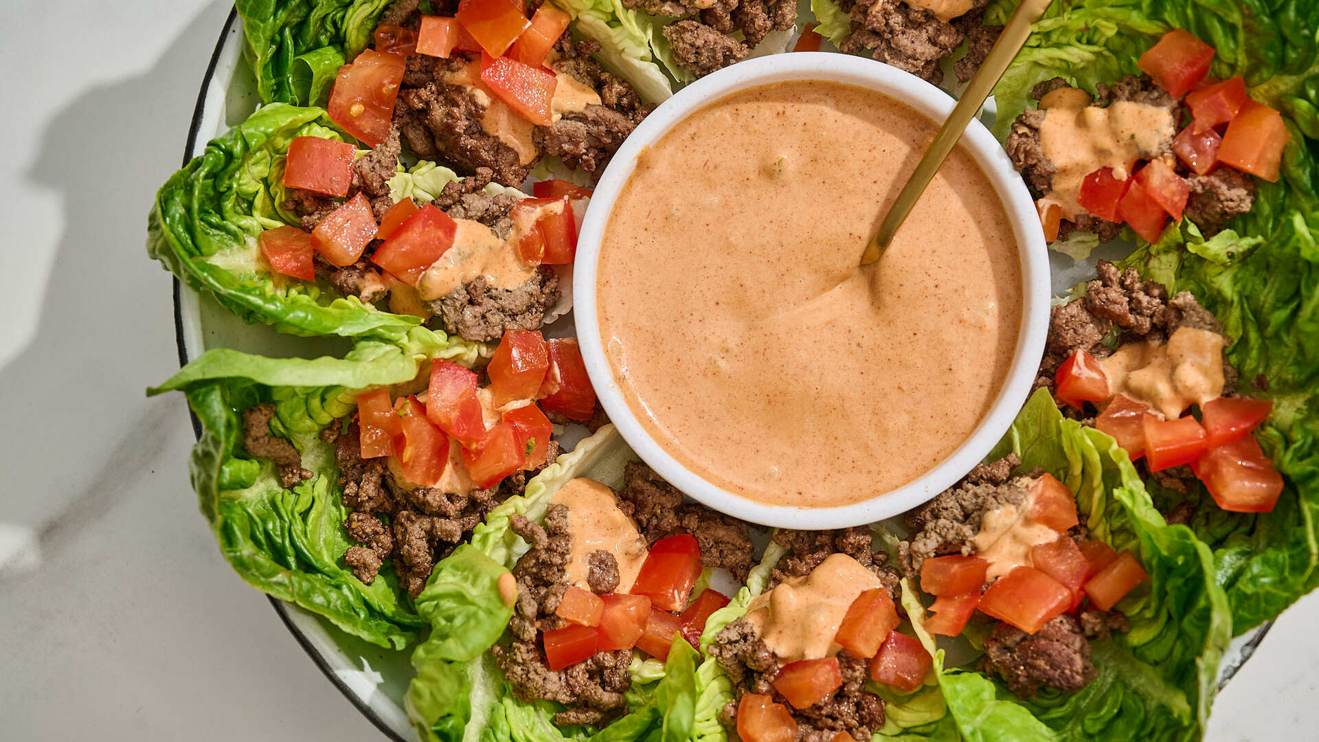 Burger deluxe lettuce wraps recipe
